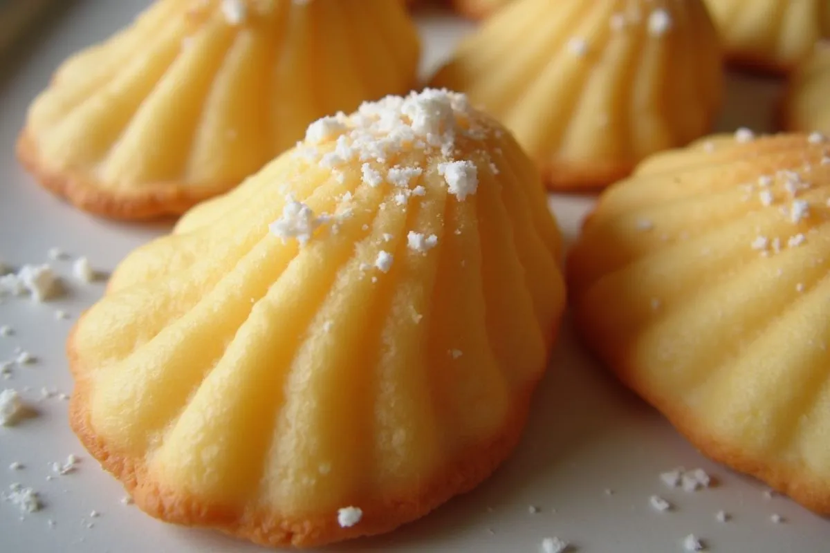 Madeleine Cookies Recipe using Cream