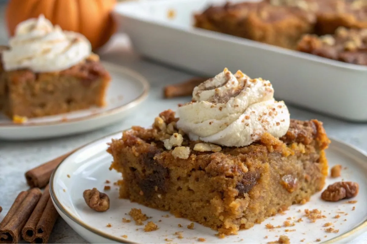 Pumpkin Dump Cake Recipe