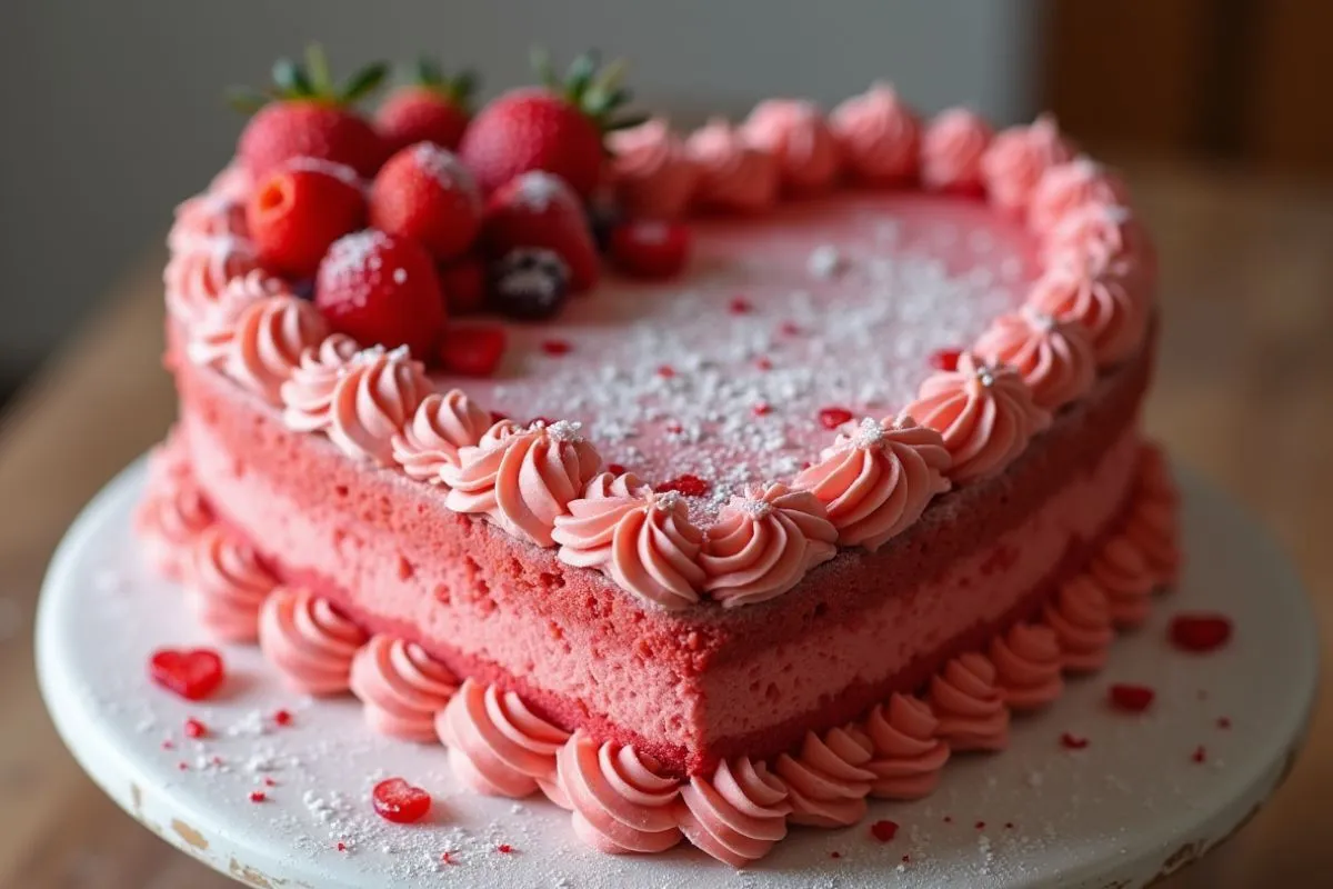 heart cake