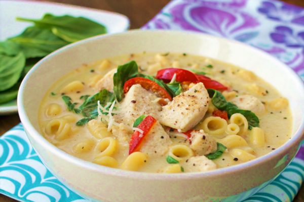 lemon spinach ginger chicken soup